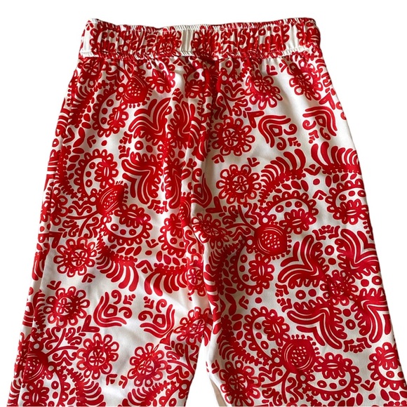NWT Zara Orange & Purple Printed Wide Flared Leg Pajama Style Pants - S - Picture 8 of 14